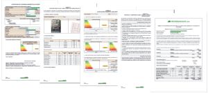 Ejemplo certificación energética de vivienda